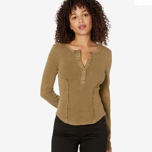 We the Free Mareea Henley Shirt Free People Henley Shirt